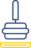 Tamper Line Two Colour Icon Design vector