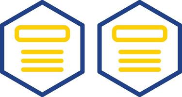 Infographic Elements Line Two Colour Icon Design vector