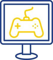 Gaming Line Two Colour Icon Design vector