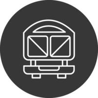 Sandwich Press Line Inverted Icon Design vector