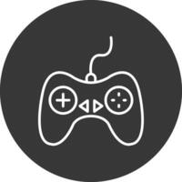 Controller Line Inverted Icon Design vector