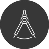 Dividers Line Inverted Icon Design vector