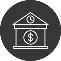 Buy Home Line Inverted Icon Design vector