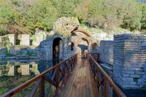 Butrint National Archaeological Park in Albania. Unesco world heritage site. photo