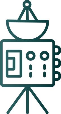 Probe Line Gradient Icon