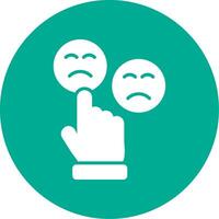 Customer Satisfaction Multi Color Circle Icon vector