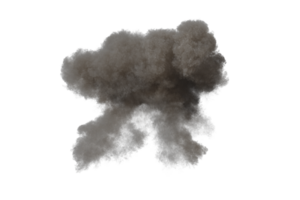 aérien explosion sur transparent Contexte png