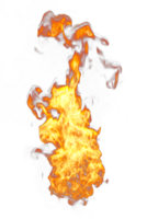 Fire flames looped on transparency background png