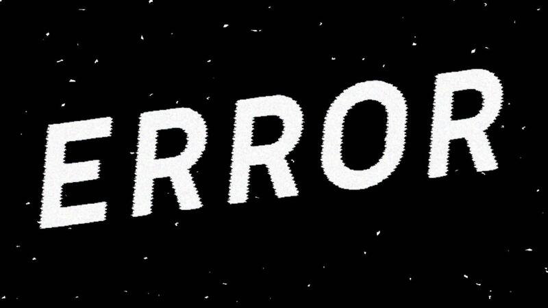 Glitch Text Error Black Screen Background. 43762321 Stock Video at Vecteezy