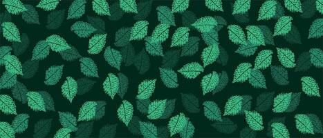 Abstract background of dry leaves in the lake vector