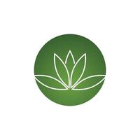 Cannabis logo template symbol design vector