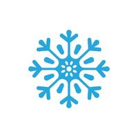 nieve icono en blanco antecedentes. ilustración en de moda plano estilo vector