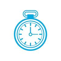 Stopwatch icon on white background. illustration in trendy flat style vector