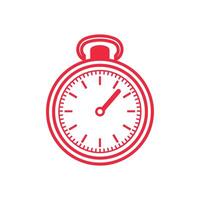 Stopwatch icon on white background. illustration in trendy flat style vector