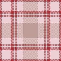 Plaid check pattern. Seamless fabric texture. Tartan textile print. vector
