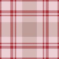 Plaid check pattern. Seamless fabric texture. Tartan textile print. vector