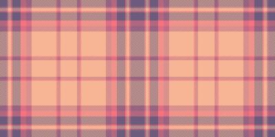 Paper tartan texture check, wear seamless fabric. Knot plaid background pattern textile in red and orange colors. vector