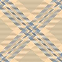 Perfect fabric tartan texture, quilt background check . October plaid textile seamless pattern in light and pastel colors. vector