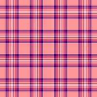Plaid pattern tartan of fabric seamless with a background check texture textile. vector