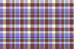 Finish tartan pattern background, clothes seamless fabric check. Decorative plaid texture textile in red and indigo colors. vector