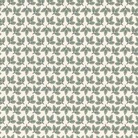 Hand drawn floral pattern design. Simple ornament with plant and leaf. vector
