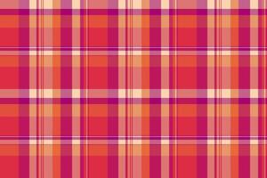 Fabric textile of check tartan background with a plaid pattern seamless texture. vector