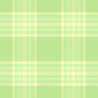 Vibrant seamless tartan , woven plaid texture check. Backdrop fabric textile background pattern in green and light colors. vector