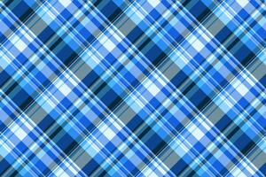 Texture seamless plaid of check pattern fabric with a background textile tartan. vector