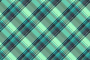 Carpet plaid fabric , horizontal check textile texture. Variation pattern seamless background tartan in pastel and green colors. vector