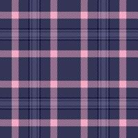 Plaid pattern of background tartan fabric with a check texture textile seamless. vector