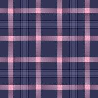 Plaid pattern of background tartan fabric with a check texture textile seamless. vector