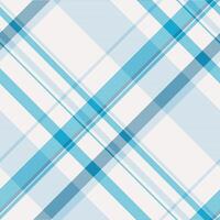 Installing plaid check, elegance background tartan fabric. Nice textile seamless texture pattern in white and light blue colors. vector