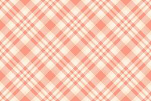 Fabric tartan texture of background plaid pattern with a textile check seamless. vector