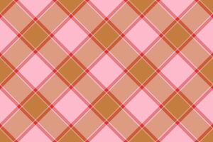 Tartan plaid background, diagonal check seamless pattern. fabric texture for textile print, wrapping paper, gift card, wallpaper. vector