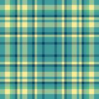 Background fabric of seamless textile tartan with a check pattern texture plaid. vector