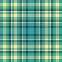 Background fabric of seamless textile tartan with a check pattern texture plaid. vector