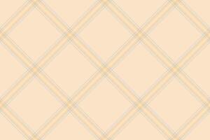 Textile plaid of background pattern texture with a tartan seamless fabric check. vector