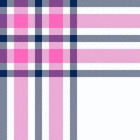 Plaid check pattern. Seamless fabric texture. Tartan textile print. vector