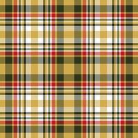 Plaid seamless pattern. Check fabric texture. textile print. vector