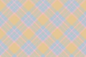 Tartan plaid background, diagonal check seamless pattern. fabric texture for textile print, wrapping paper, gift card, wallpaper. vector