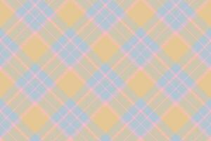 Tartan plaid background, diagonal check seamless pattern. fabric texture for textile print, wrapping paper, gift card, wallpaper. vector