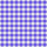 Knit textile pattern texture, packing check fabric plaid. Elegant tartan seamless background in indigo and sterling silver colors. vector