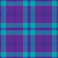 Plaid seamless pattern in blue. Check fabric texture. textile print. vector