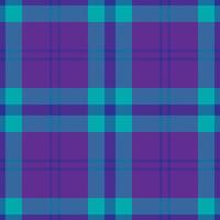 Plaid seamless pattern in blue. Check fabric texture. textile print. vector