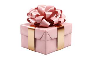 Gift Box on White Transparent Background png