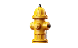 Feuer Hydrant auf Weiß transparent Hintergrund png