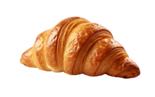 Croissant on White Transparent Background png