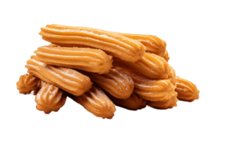 Churros auf Weiß transparent Hintergrund png