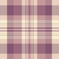 Check background of plaid pattern seamless with a fabric tartan texture textile. vector