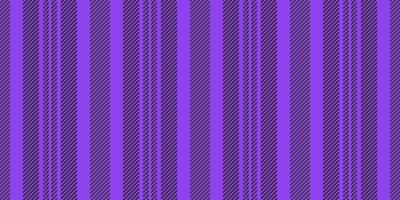 gráfico vertical raya fondo, diciembre modelo líneas. real sin costura textura textil tela en oscuro y Violeta colores. vector